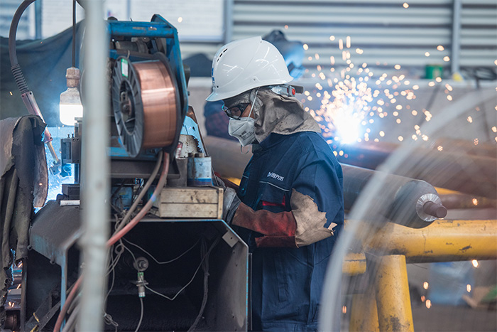 双鸭山网架焊接车间